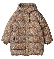 Wheat Padded Jacket - Yrsa - Caramel Anemones