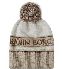 Björn Borg Beanie - Knitted - Silver Birch