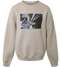 Hound Sweatshirt - Light Sand w. Print