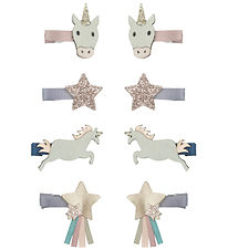 Mimi & Lula Hárspennur - 8 Pakki - Mini Unicorn Little Prince
