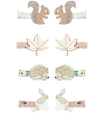 Mimi & Lula Hárklemma - 8 Pakki - 3 cm - Mini Woodland Friends H