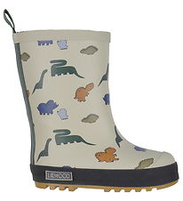 Liewood Gummistiefel Gefüttert - Mason - Mist m. Dinosaurier