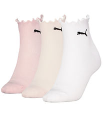 Puma Socken - 3er-Pack - Ruffle Viertel - Sand Combo