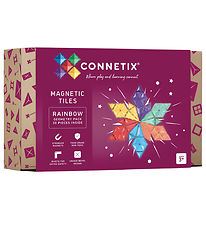 Connetix Magnetset - 30 Teile - Rainbow Geometriepaket