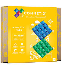 Connetix Magnetplatten - 2 Teile - Blau und Grün