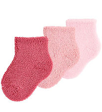 Condor Socken - 3er-Pack - Frottee - Pink Töne