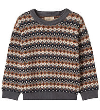 Wheat Bluse - Strick - Jaquard - Elias - Multi