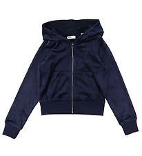 GANT Cardigan - Velours - Evening Blue