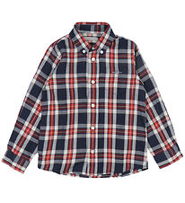GANT Hemd - Geprüft Flannel - Evening Blue