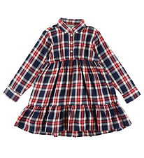 GANT Kleid - Geprüft Flannel - Evening Blue