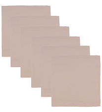 Mininor Muslin Cloths - 6-Pack - Peach