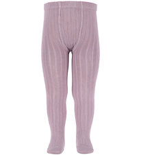 Condor Strumpfhosen - Rib - Pearl