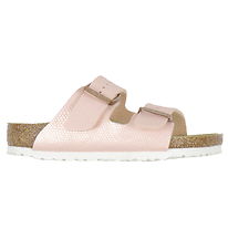 Birkenstock Sandalar - Arizona Kids BS - Shiny Lizard/Light Rose