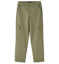 LMTD Trousers - NlnTalse Cargo - Deep Lichen Green