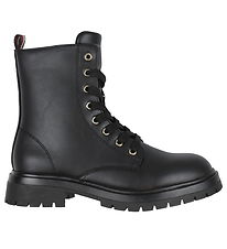 Tommy Hilfiger Stiefel - Lace-Up - Schwarz