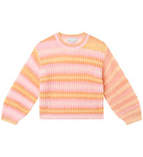 Stella McCartney Kids Bluse - Strick - Buntes Rosa/Orange