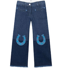Stella McCartney Kids Jeans - Blau m. Hufeisen