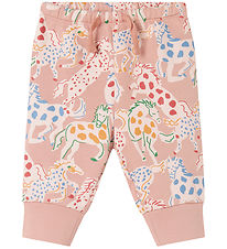 Stella McCartney Kids Jogginghosen - Rosa m. Pferde