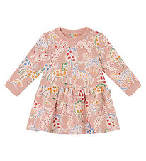 Stella McCartney Kids Sweatkleid - Rosa m. Pferde