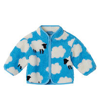 Stella McCartney Kids Fleece Jacket - Light blue w. Clouds/Sheep