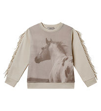 Stella McCartney Kids Sweatshirt - Creme m. Pferd