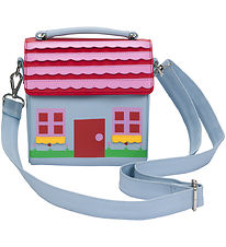 Stella McCartney Kids Umhängetasche - Haus - Hellblau/Rot