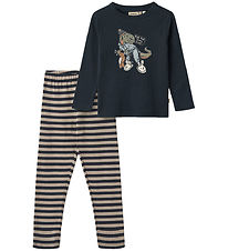 Wheat Pyjamas - 2-delad - Baloo - Marinblå