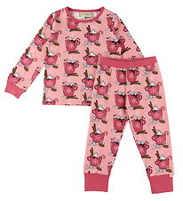 Småfolk Pyjamas - 2-delad - Brud Rose m. Varm choklad