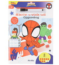 Alvilda Workbook - Write And Erase - Marvel Spidey