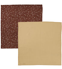 OYOY Muslin Cloths - 70x70cm - Muslin - 2-Pack - Yellow