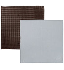 OYOY Muslin Cloths - 70x70cm - Muslin- 2-Pack - Ice Blue
