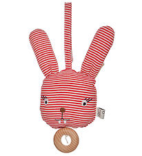 OYOY Órói með tónlist - Rosy Rabbit - Cherry Red