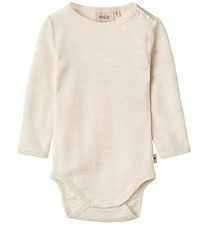 Wheat Bodysuit L/æ - Wool - Lucca - Eggshell Melange