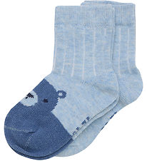 Minymo Socken - Noos - 2er-Pack - Winter Sky