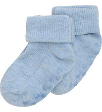 Minymo Strumpfhosen - 2er-Pack - Rib - Noos - Winter Sky Melange