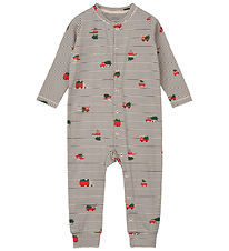 Liewood Pyjamasdräkt - Birk Tryckt Pyjamas Jumpsuit - Holiday Fo