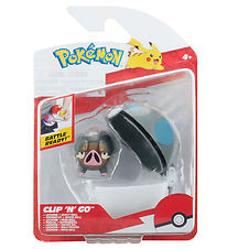 Figurine Pokémon - Clip N Go - Lechonk av. Balle lourde
