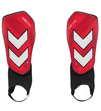 Hummel Shin Pads - hmlShin Guards Hard Shell - Popeian Red
