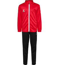 Hummel Tracksuit - hmlLogo - True Red/Black