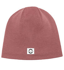 Mikk-Line Beanie - Wool/Acrylic - 2-layer - Rose Brown