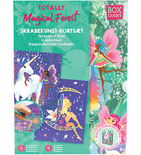 Box Candiy Föndursett - Scratch Art Card Set - Algjörlega töfran