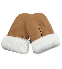 KongWalther Barnvagnshandskar - 2-pack - Østerbro - Brun