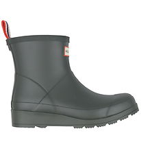 Hunter Rubber Boots - Play Short Wellington - Arctic Moss