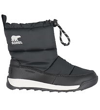 Sorel Winter Boots - Whitney II Plus Puffy - Black/Sea Salty