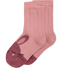 Minymo Socken - 2er-Pack- Ash Rose