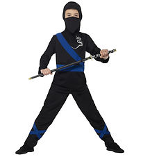 Smiffys Costume - Ninja Assassin - Black/Blue