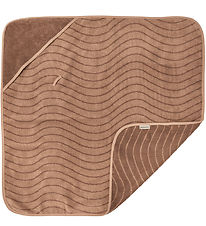 Leander Baby towel - Hoodie - 80x80 cm - Clay