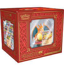 Pokémon Trading Card w. Figure - Super Premium Box - Charizard E