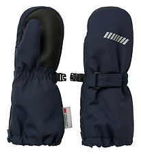 Name It Mittens w. Fleece - NmnSnow10 - Dark Sapphire w. Zipper