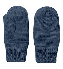 Name It Fäustlinge - Wolle - Strick - NmnFlash - Dark Denim